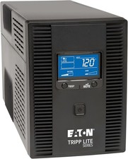 Tripp Lite OMNI1500LCDT 1500VA UPS Battery Backup, AVR, LCD, 10 Outlets, Black picture