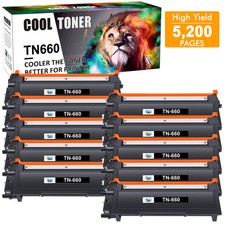 High Yield TN660 Toner Compatible With Brother DCP-L2540DN HL-L2340DW LOT picture