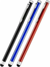 Insignia Stylus Pen - 3 Black/ Red/Blue Universal Capacitive Touch Screen Pens picture