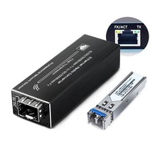 Mini Gigabit Fiber Media Converter 10/100/1000Mbps Ethernet with SFP &SC Module picture