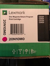 LEXMARK 20N10MO MAGENTA PRINT CARTRIDGE CS331DW/CS431DW/CX431ADW picture