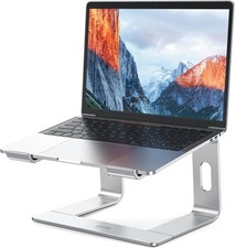 BESIGN LS03 Aluminum Laptop Stand Ergonomic Riser 10-15.6 Inch Silver picture