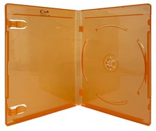 PREMIUM STANDARD Orange Blu-Ray Single Cases 12MM Lot picture
