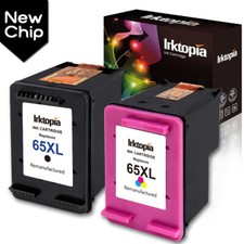 65XL Black & Color Combo Ink High Yield For HP ENVY 5055 5052 5012 5030 5034 ` picture