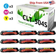 (9-Pack,BCMY) Toner Cartridge CLT 504S C504S M504S Y504S for CLP 415N picture