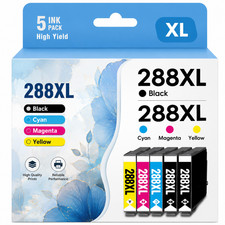 5-Pack 288XL Ink Cartridge Combo for Epson XP-330 XP-334 XP-430 XP-446 Printers picture