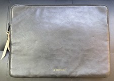 Comfyable Laptop Sleeve Case 13 Inch Faux Leather Zipper Slim Computer Pouch picture