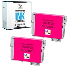 CMYi 2PK Compatible Epson 69 Magenta Ink Cartridge for WorkForce 315 500 600 610 picture
