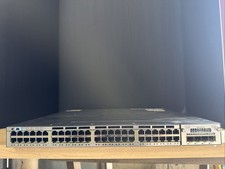 Cisco Catalyst WS-C3750X-48T-S 48 Port Gig Switch Rack Kit w/ C3KX-NM-1G & Stack picture
