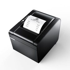 80mm USB Thermal Receipt POS Printer Auto Cutter Cash Drawer LAN Serial picture