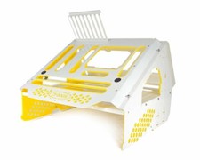 PrimoChill's Praxis Wetbench Powdercoated Steel Modular Open Air Computer Tes... picture