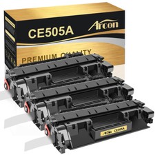 3PK Black 05A CE505A Toner Cartridge for HP LaserJet P2055dn P2035n P2050 INK picture