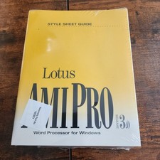 Ami Pro For Windows 3.0  User Guide  Word Processing Manual by Lotus New Sealed picture