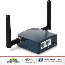 Portable Mini Wireless Travel Router with 2 Ethernet Ports & USB Connectivity picture