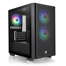 Thermaltake Versa H16 TG (Tempered Glass) m-ATX ARGB Fan Case, CA-1Y8-00S1WN-02 picture