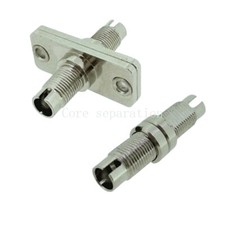 2Pcs DIN Female to DIN Female Simplex Adapter Fiber Optic Hybrid Optical Adapter picture