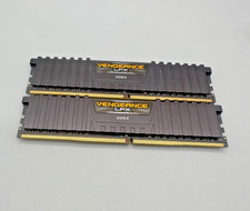 Lot Of 2 Corsair Vengeance Gaming Memory LPX DDR4 16GB 2x8GB PC4 3200MHz BLK B picture