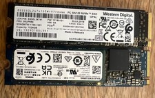Lot of 2 Mixed brands M2 SATA 1TB 2280 Solid State Drive. picture
