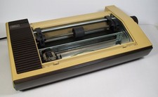Commodore MPS-801 Dot Matrix Printer Powers Up Head Moves See Self Test Video picture