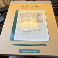 Amazon Kindle Scribe eBook Reader 64GB Metallic Jade w/ Premium Pen picture