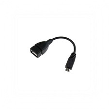 Adapter USB Micro 5 pin OTG (On The Go) config to Type A Jack Adapter 6 Inch picture