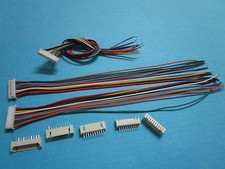 60 set 1.25mm 10Pin Male + Female Polarized Connector w/ 28AWG 150mm Leads Cable picture