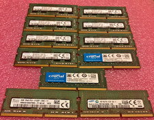 Lot Of 11 - DDR4 4GB 2400(T) & 2133MHz SODIMM - Mix;SK hynix , Samsung, Crucial picture