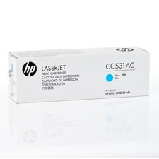 HP CC531 AC  CYAN LASERJET INK TONER - NEW GENUINE picture