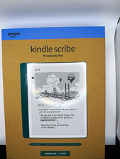 Bundle Amazon Kindle Scribe + CASE 64GB 10.2in Metallic Jade w/ Premium Pen picture
