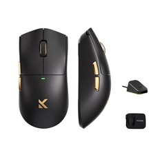 MCHOSE K7 Ultra Black Gold Lightweight Wireless Gaming Mouse picture