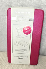 Case-Mate Tuxedo Folio Case Samsung Galaxy Tab E Pink Integrated Stand New picture