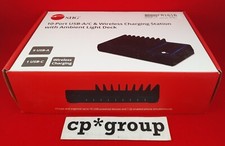 SIIG 10-Port USB-A/C & Wireless Charging Station w/ Light Deck AC-PW1H11-S1 picture