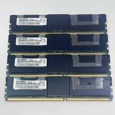 Lot Of 4 Genuine Elpida DDR2-667 8Gb 4Rx4 667M PC2-5300 240Pins DIMM C859J picture