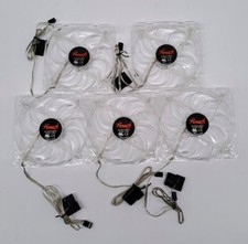 Lot of 5 Rosewill 120mm Case Fans, DF1202512SELN, 12V 0.16ATRANSPARENCE picture