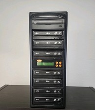 Systor LG 1 to 7 CD/DVD Duplicator Multi-Drive Optical Disc Burning Tower w/ LCD picture