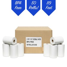 50 Rolls of 3 1/8 in. by 119in. Thermal Paper picture