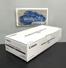 Canon 1070104756 Plotwave 5000/5500 Toner Black 2 Bottles 1 Toner Container NEW picture