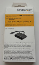 StarTech 2-in-1 USB-C Video Adapter Space Gray CDP2HDVGA (New Open Box) picture