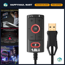 USB Sound Card 3.5mm Audio Adapter with Virtual 7.1 Surround for PC/Laptop picture