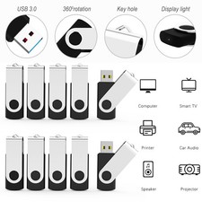 Kootion USB 3.0 32GB 10pcs Metal Swivel Anti-skid Flash Drive Memory High Speed picture