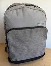 Hedgren Backpack Laptop Bag Gray Link Hook Up 15.5