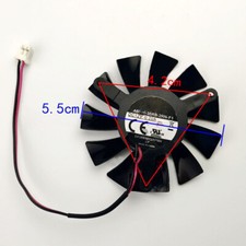 55mm 4 Video Card GT240 GT430 8600GT 8500GT HD5570 9500GT Graphics Card Fan 2Pin picture