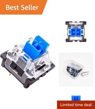 Solder-Free Blue Tactile Switches - 20 Pack for Instant Keyboard Customization picture