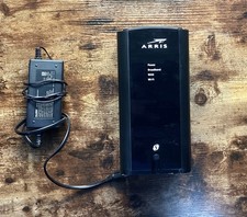 Arris NVG558HX Verizon Router And Power Supply Cord Black Used picture
