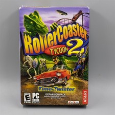 Roller Coaster Tycoon 2 Time Twister Expansion (2003, Atari) PC Small Box Game picture