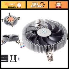 Low Profile CPU Cooler 23mm Tall for LGA1150/1151/1155/1156/1200, 80mm PWM Fan, picture
