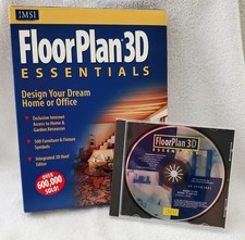 1997 FloorPlan 3D Essentials CD-ROM by IMSI Windows 95 / Windows 3.1 Software picture