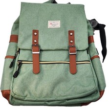 Modoker Laptop Backpack Built In USB Charging Seafoam Green Divided Water Resist picture