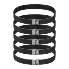 200mm GT-2 Timing Belt, 5pcs 10mm Width 2mm Pitch 3D Printing Closed Loop, Black picture