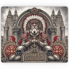 Kansas City Chiefs Mouse Pad Chiefs Kingdom Football Office Fan Gift picture
